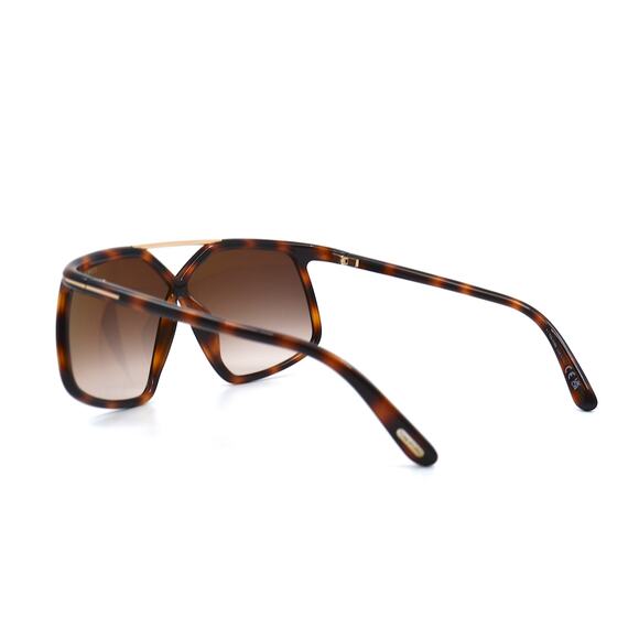 TOM FORD MERYL TF1038/S 52F HAVANA BROWN AUTHENTIC SUNGLASSES - Picture 7 of 14